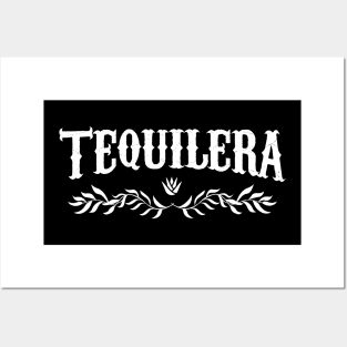 Tequilera - mezcal - White design Posters and Art